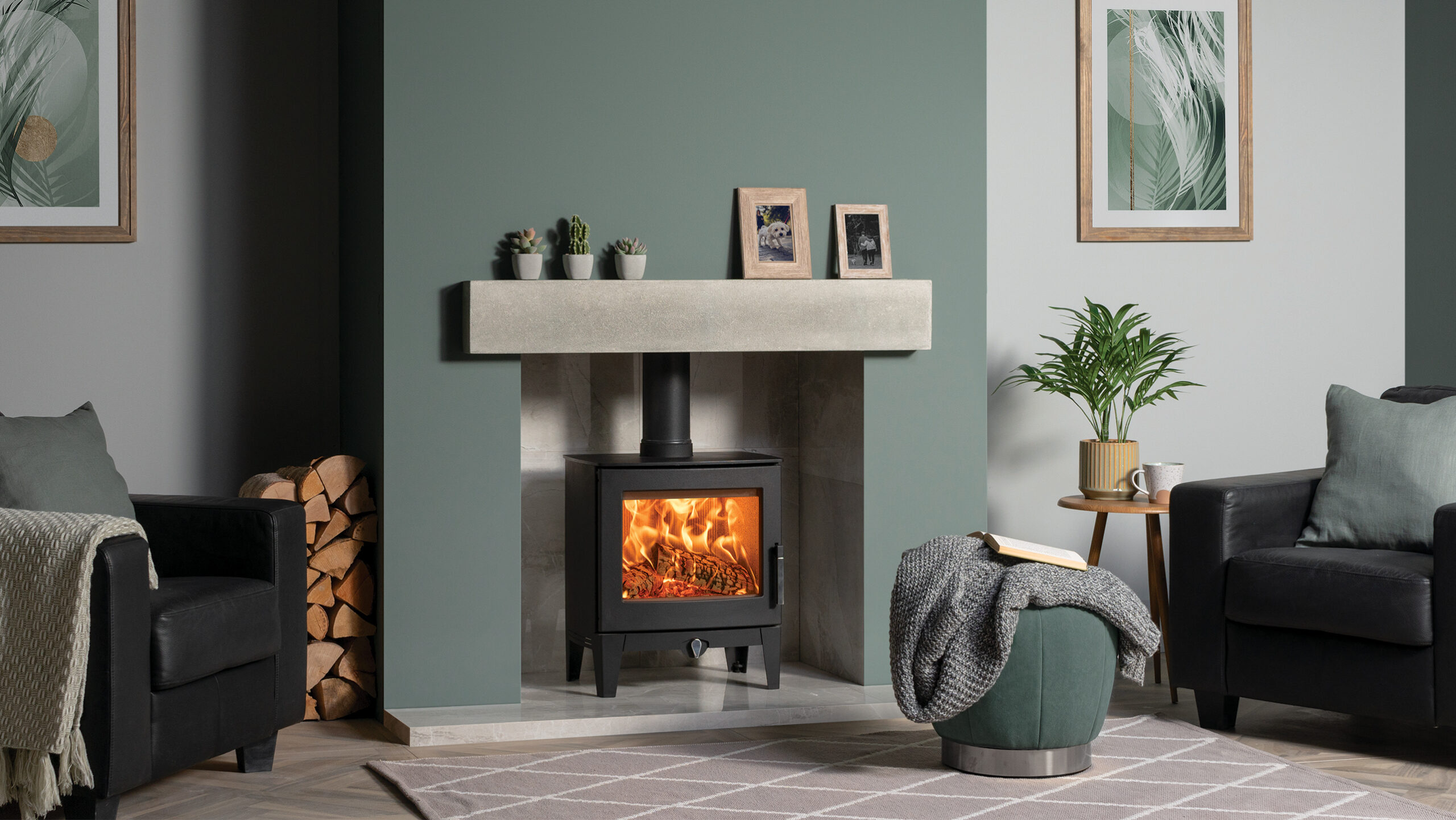 Stovax Futura 5 Wood burning stove Modern Contemporary Stoves
