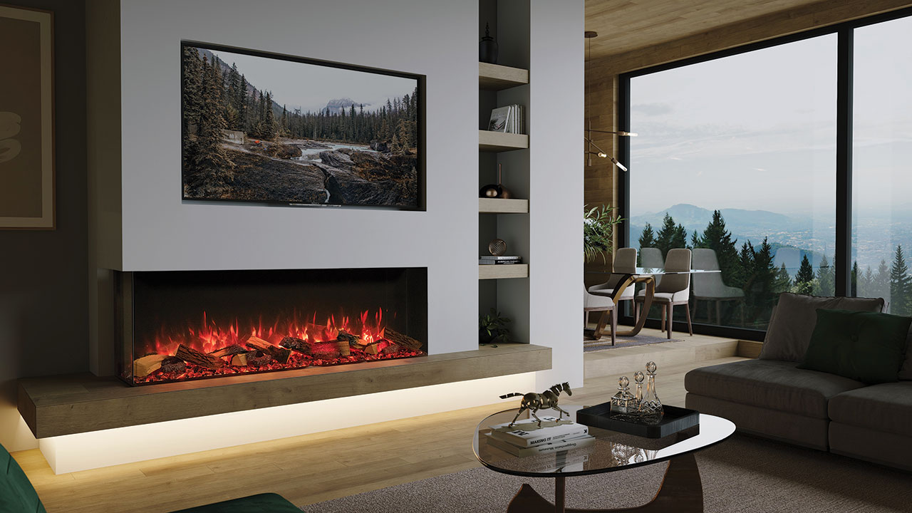 Onyx Avanti 150RW media wall electric fire Media Wall Electric Fires & Fireplaces