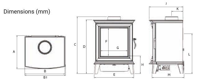 Chesterfield 5 Gas Dimensions