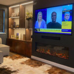 Chris Stark and Cosy Living Room Media Wall