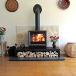 Here’s one of our installations – a @StovaxGazco View 8 on a low 1200 bench. #CSinstallations #CoriniumStoves