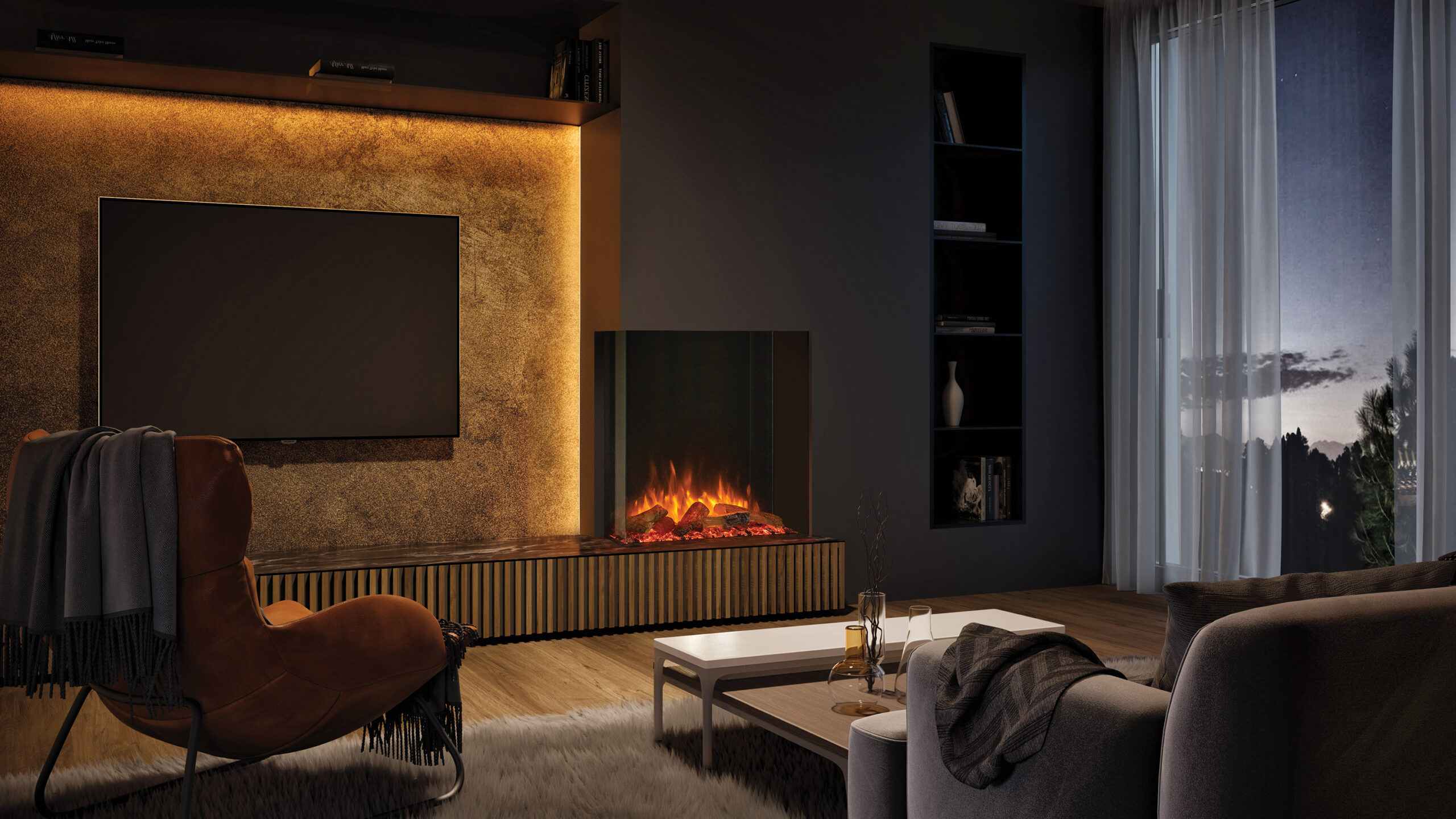  Modern Contemporary Electric Fireplaces