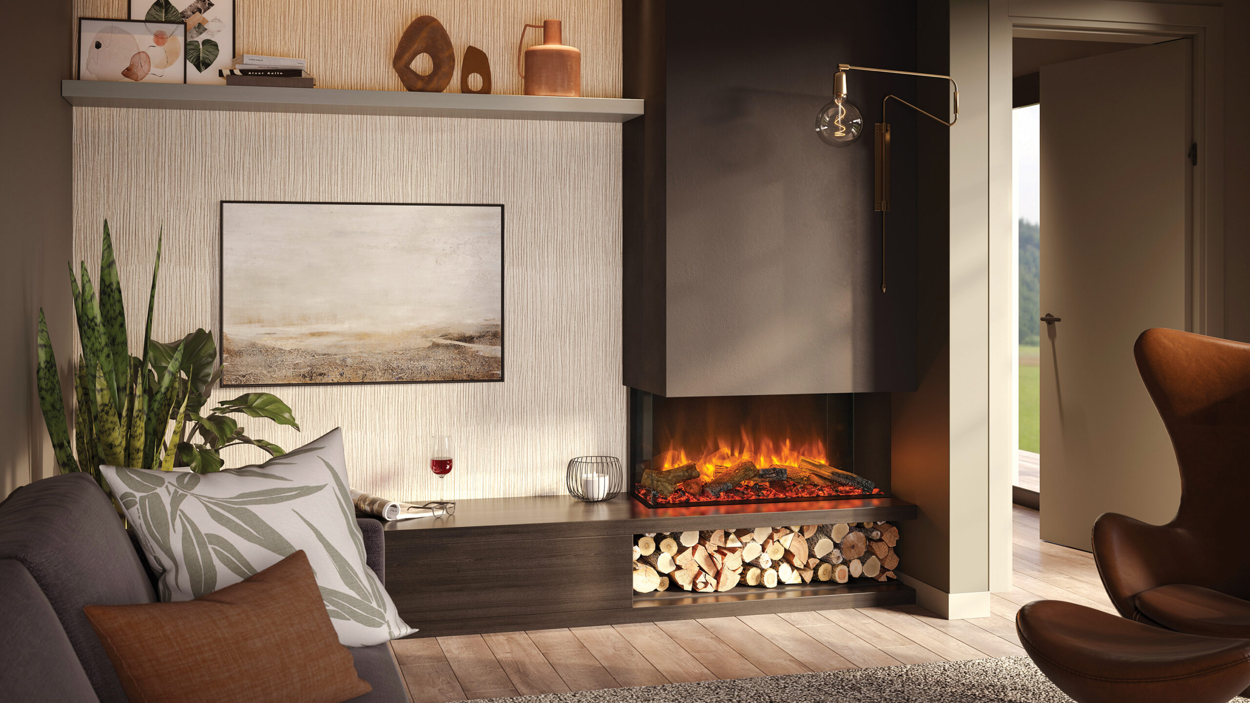  Modern Contemporary Electric Fireplaces