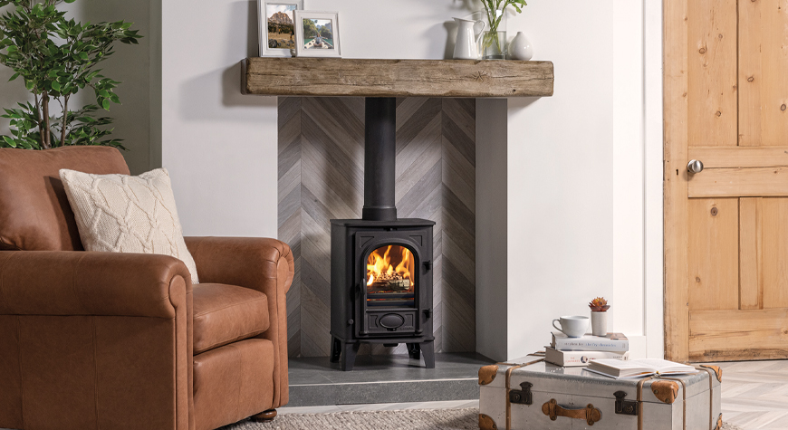Stockton 4 Ecodesign multi-fuel stove