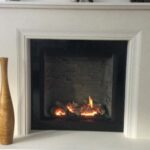 Modern traditional fireplace