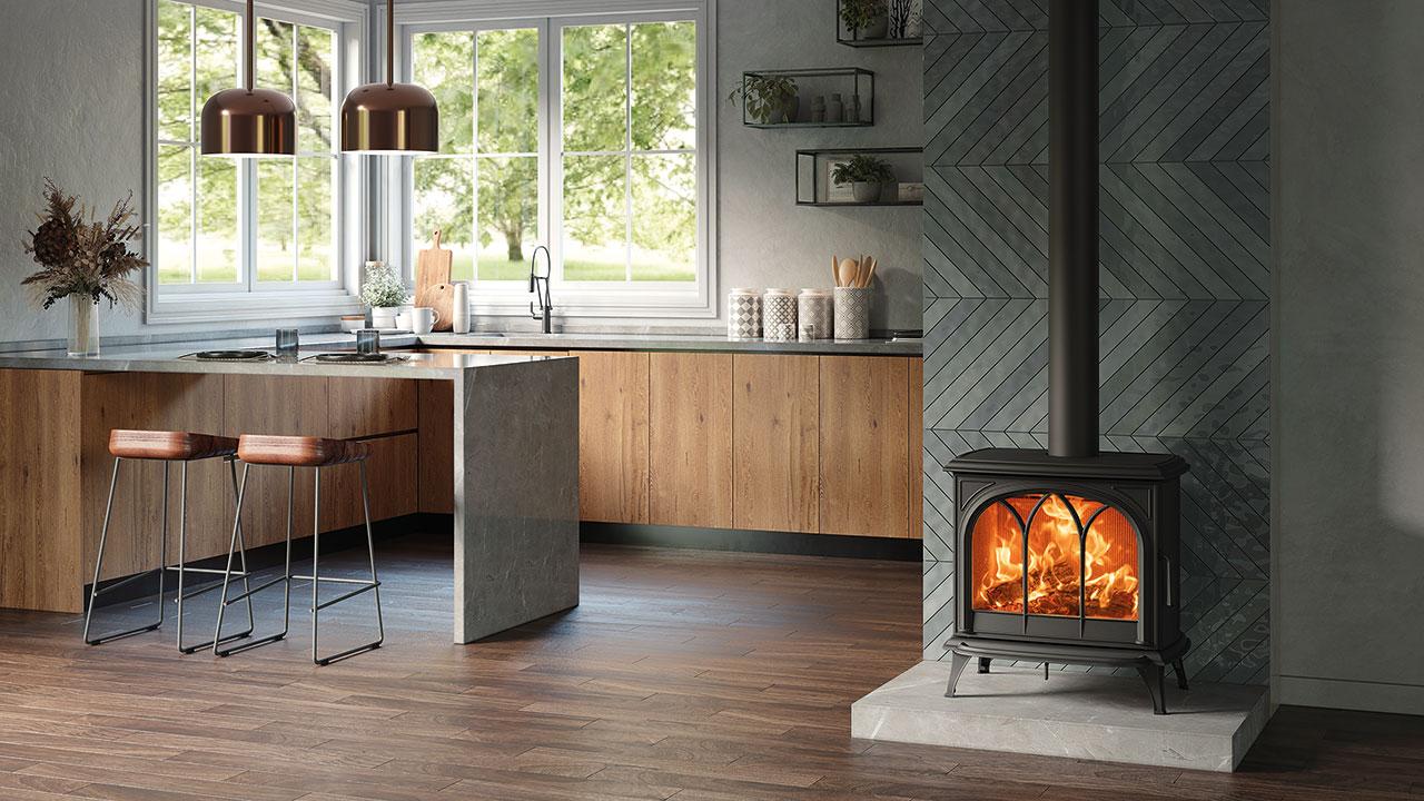 Stovax Huntingdon 40 wood burning stove with tracery door Huntingdon Wood & Multi-Fuel Stoves