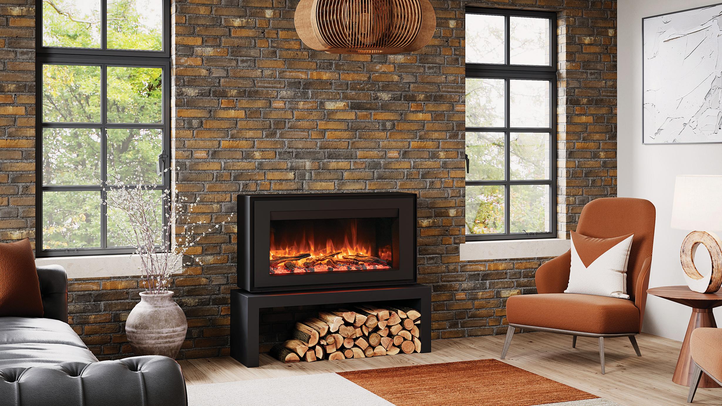 Gazco Liberty 85 electric stove Modern Contemporary Stoves