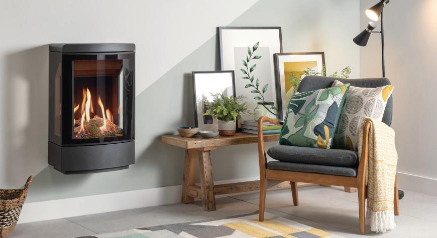 Gazco Loft Gas Stove. Log burner for conservatory or extension