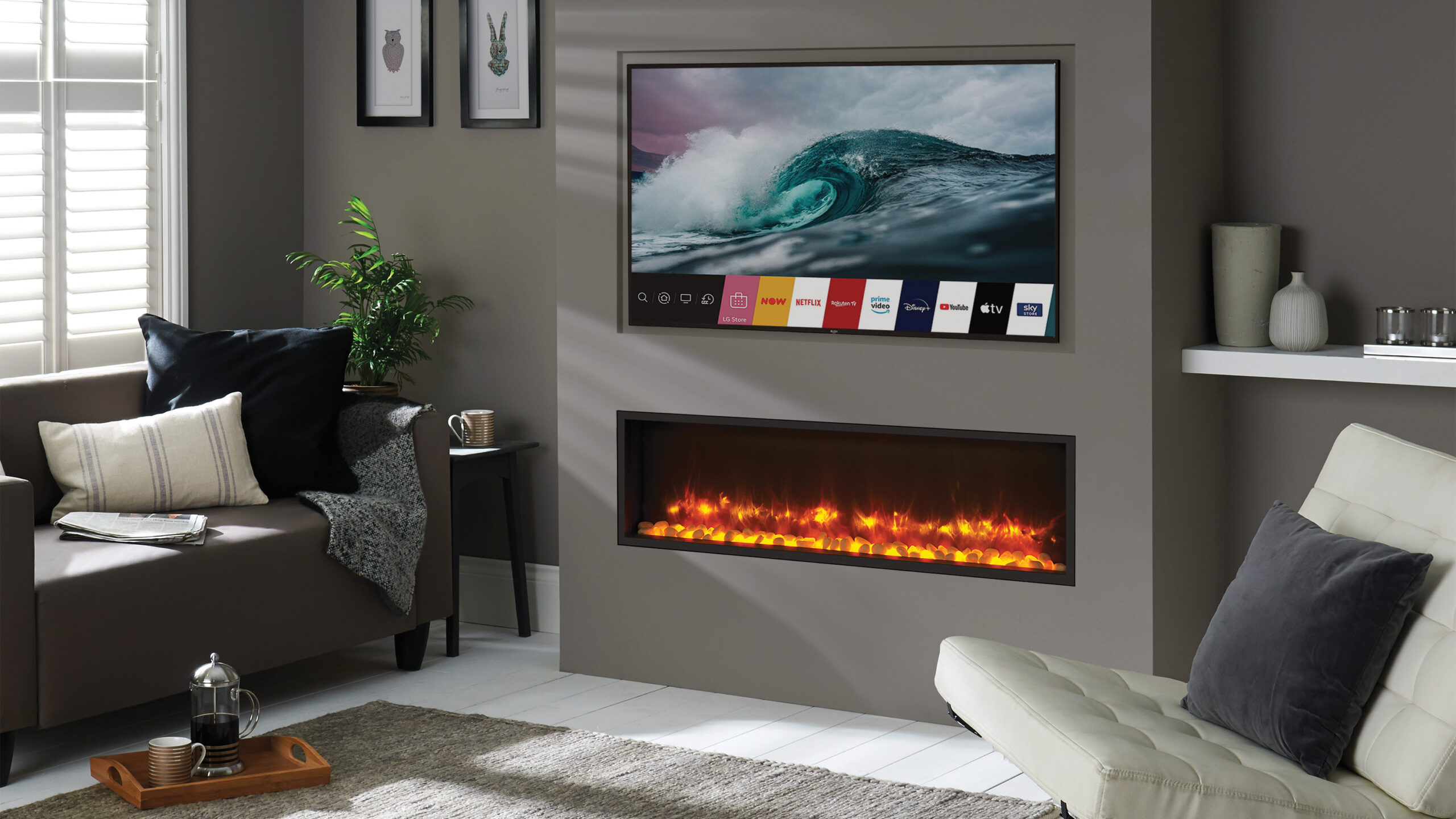  Modern Contemporary Electric Fireplaces