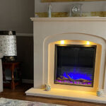 Thrilled with the new fireplace