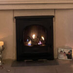 Warm and welcoming gas fire