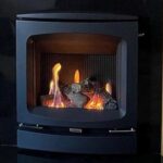 Lovely warm gas fire