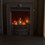 Warm and smart looking fire