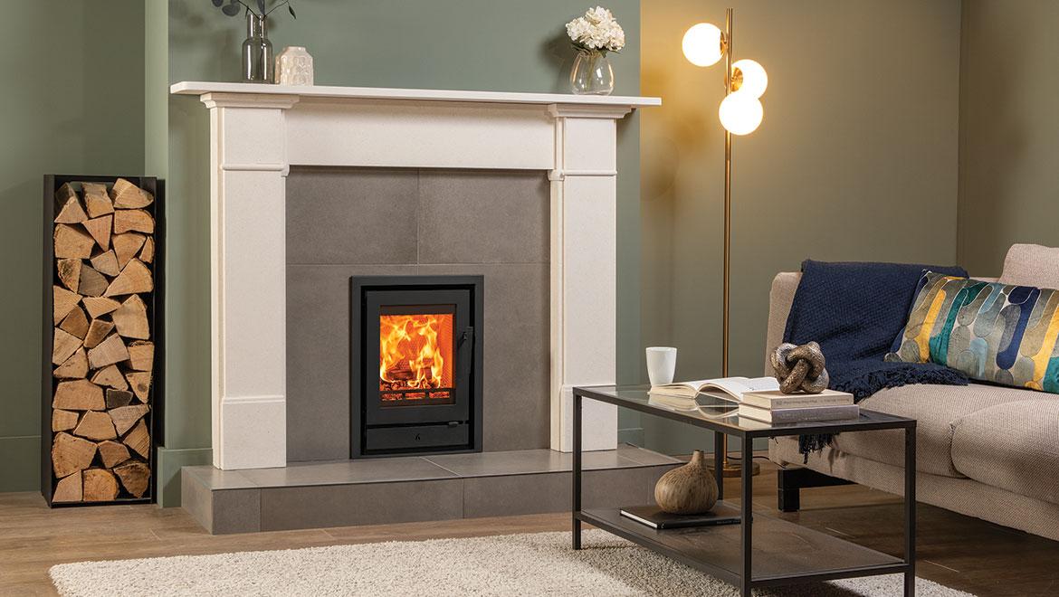Stovax Riva2 40 wood burning and multi-fuel inset stove Multi-fuel Fires