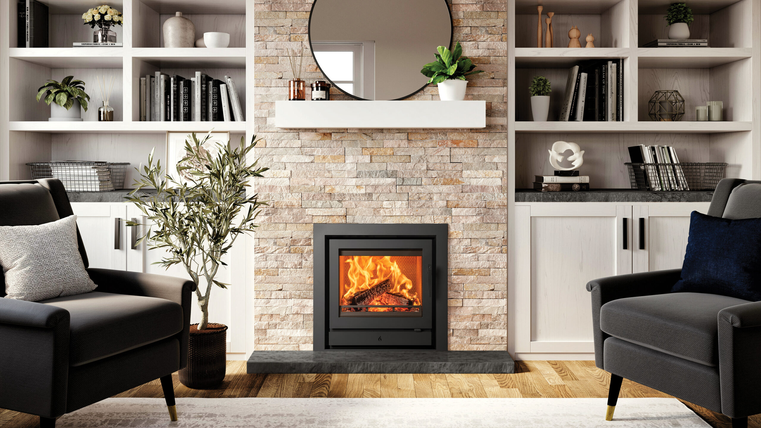  Modern Contemporary Wood Burning Fireplaces & Multi-fuel Fireplaces