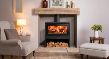 Accessorise your wood burning stove with a steel bench!