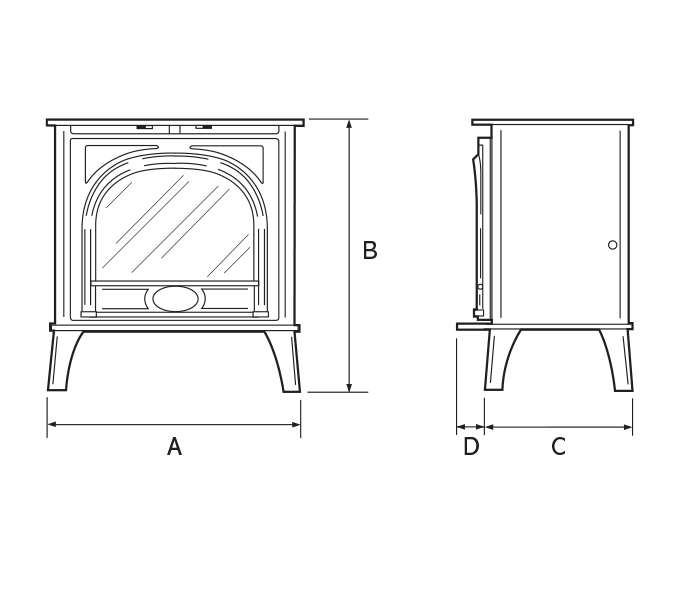 Stockton 5 Electric Stove Dimensions
